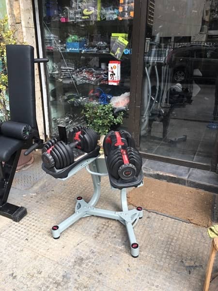 bowflex original like new with stand we have also all sports equipment 1