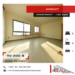 apartment for sale in jbeil amchit 100 SQM REF#JH17136