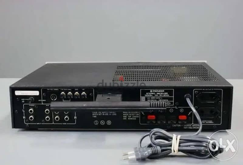 Pioneer 1980 Vintage Stereo Receiver amplifier with tuner SX 600 L 1