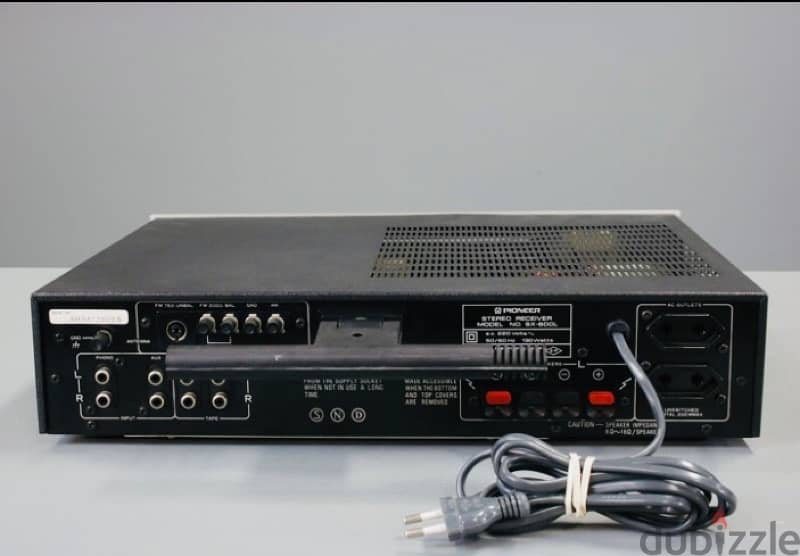 Pioneer 1980 Vintage Stereo Receiver amplifier with tuner SX 600 L 3