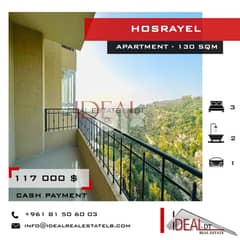 Apartment for sale in hosrayel 130 SQM REF#JH17137