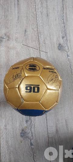 Pepsi authentic football ball signed by all legends ft. Ronaldinho