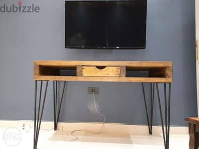 Tv unit wood creative stand ستاند تلفزيون خشب