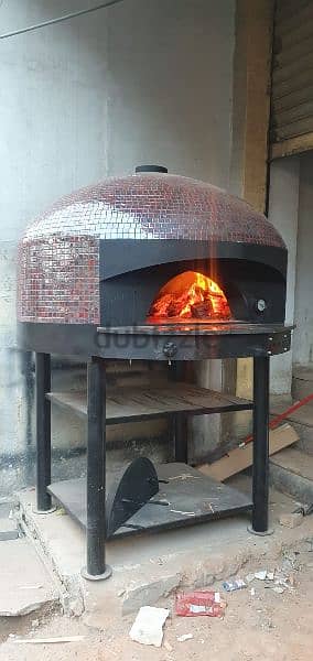 wood and gas pizza oven, فرن مناقيش و بيتزا حطب و غاز 0