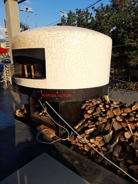 wood and gas pizza oven, فرن مناقيش و بيتزا حطب و غاز 3