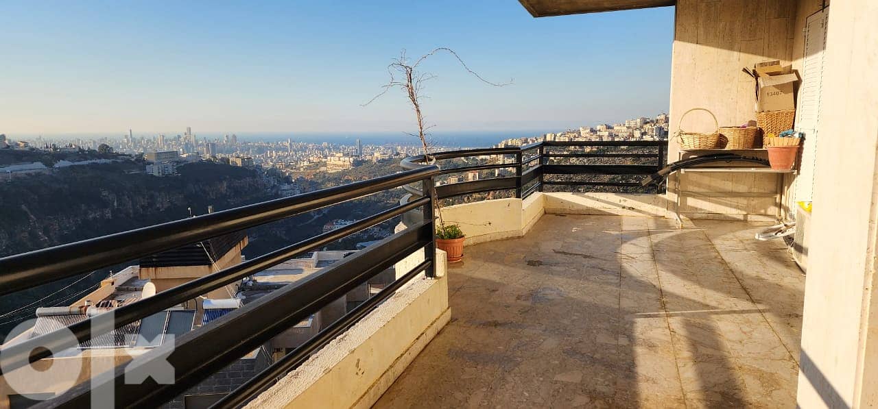 L11347- Apartment with Terrace and Great View for Sale in Louaizeh 2