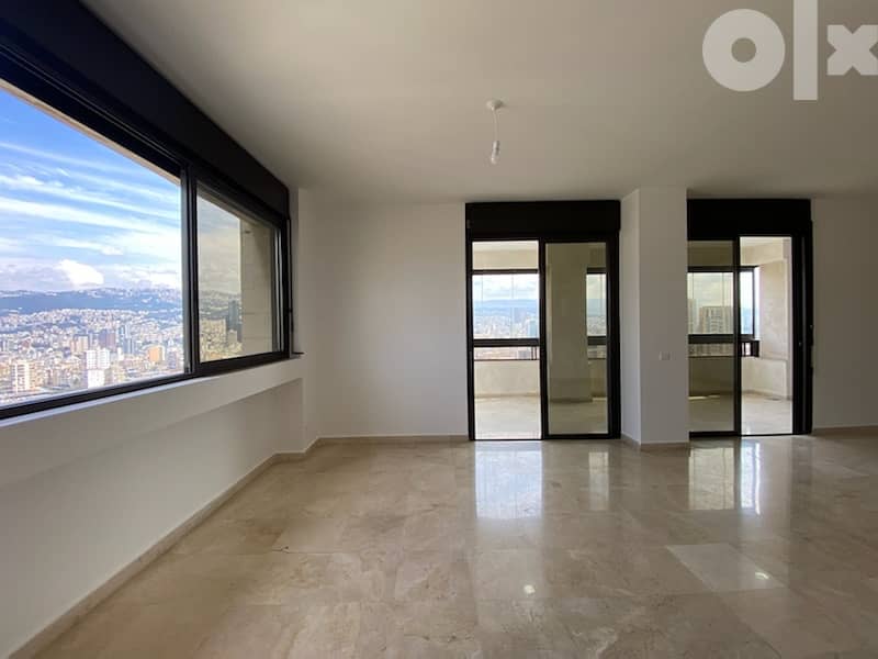 A Spacious 4 bedroom apartment with open views in Achrafieh Syoufi. 6