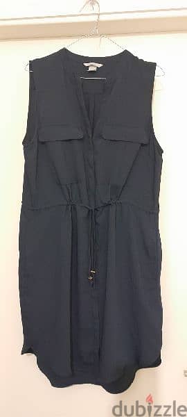 h&M navy Casual Dress 0