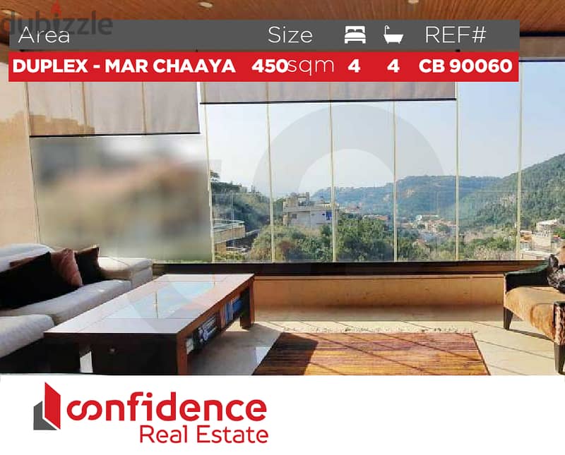 luxury duplex in mar chaaya! REF#CB90060 0