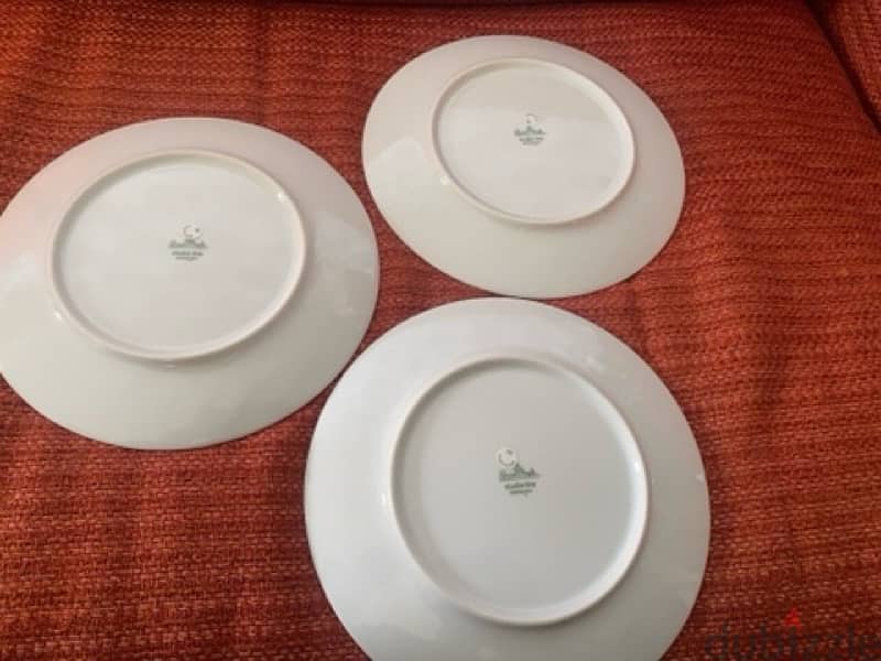 15 items plates sets gold plated 8