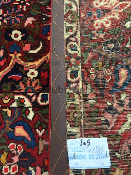 سجادعجمي. 320/215. persian carpet. Hand made 4