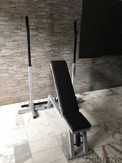 bench and squat rack like new best quality heavy duty 70/443573 RODGE 0