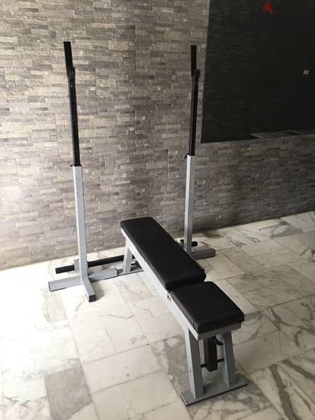 bench and squat rack like new best quality heavy duty 70/443573 RODGE 1