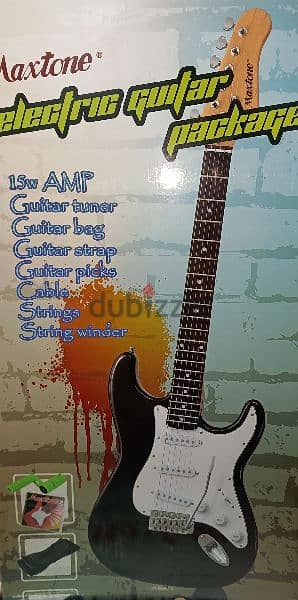 full package electric guitar with bag amp picks strap tuner strings 1