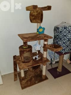 two cat tree like new for sale