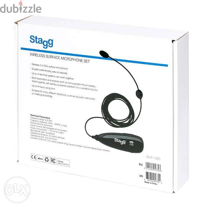 Stagg Wireless surface microphone set 1
