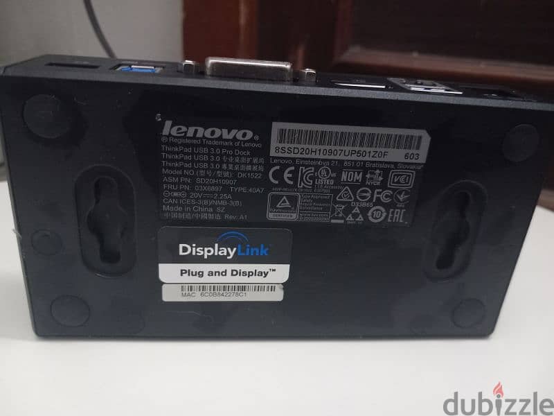 Lenovo display link(( plug& display)) 1