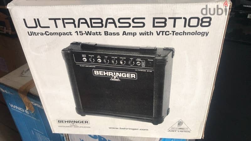 Behringer BT108 bass amp combo 15W professional 1