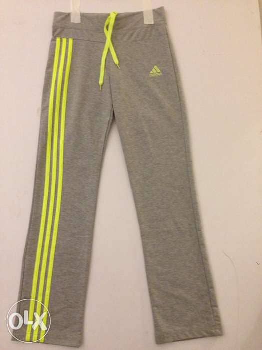 Adidas pant with Fluo strips 1