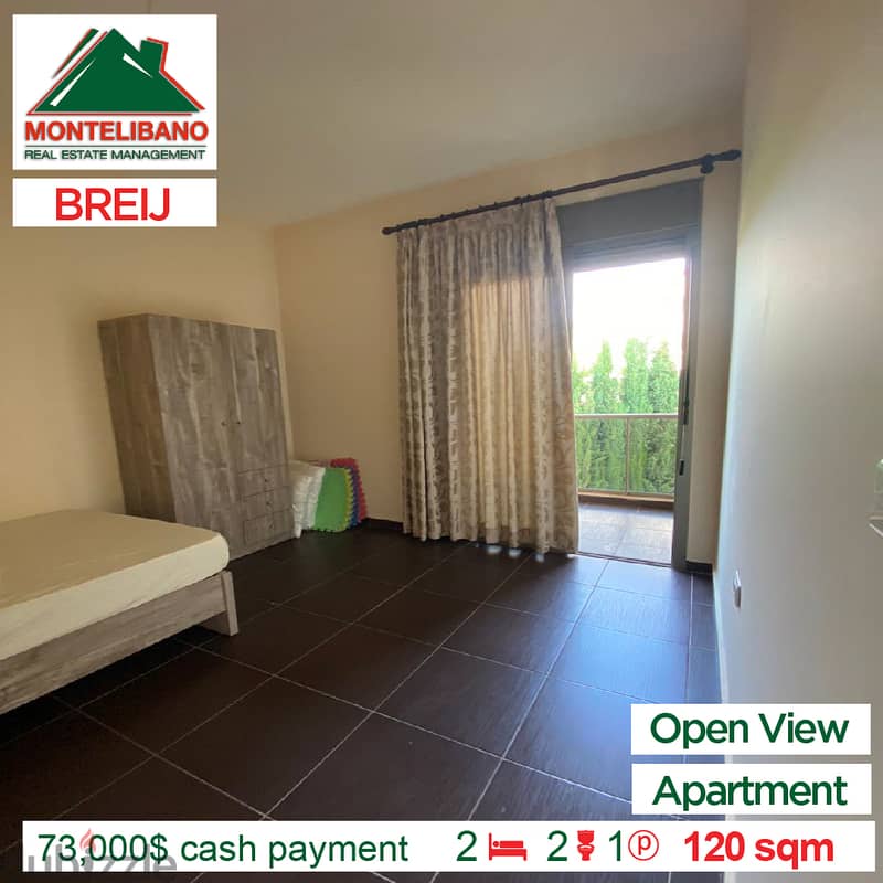 Catchy Apartment with Open View for Sale in Breij Jbeil!! 4