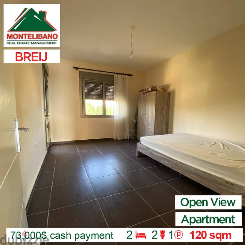 Catchy Apartment with Open View for Sale in Breij Jbeil!! 5