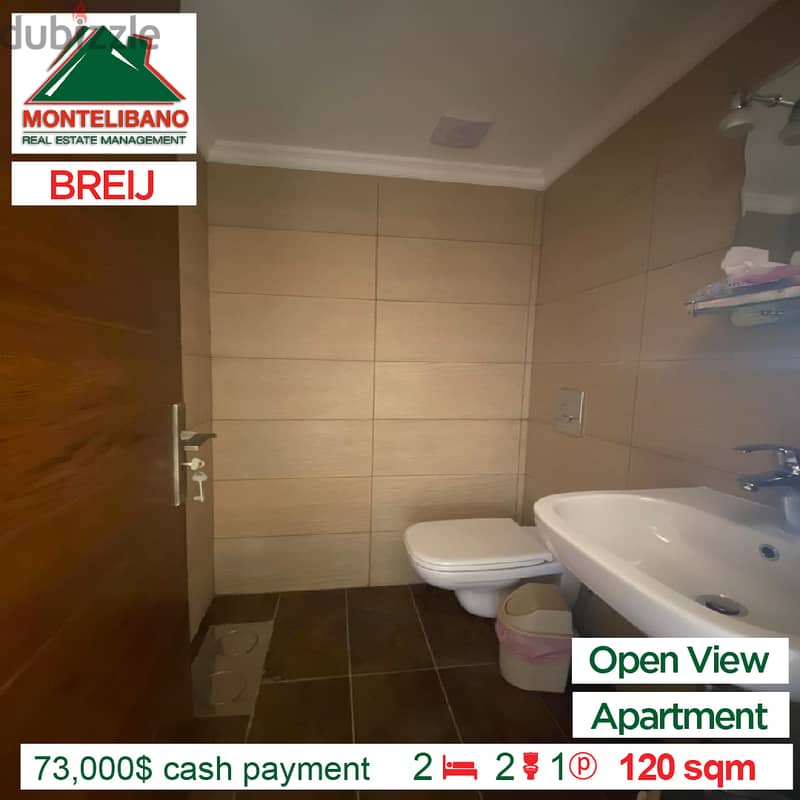 Catchy Apartment with Open View for Sale in Breij Jbeil!! 7