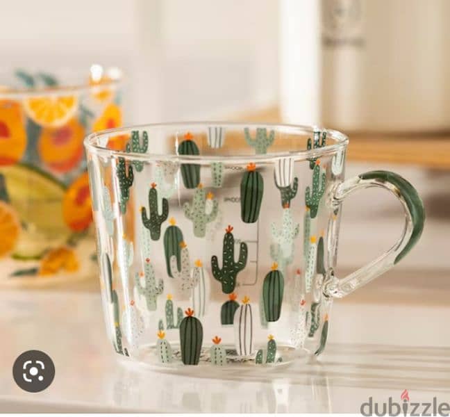 pirex glass cactus mug 3