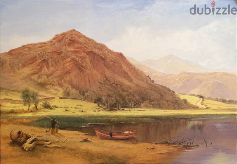 Oil painting- Derwent water 1