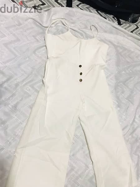 Girl white jump suit !!!!! 3