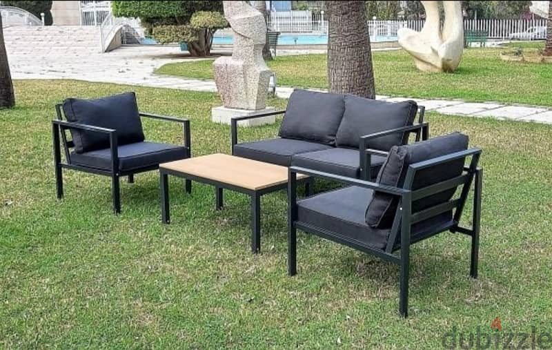 Steel Set of 2+1+1+table . طقم حديد ٢+١+١+طاولة 1