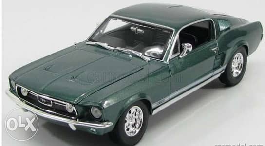 '67 Mustang GTA Fastback diecast car model 1:18.