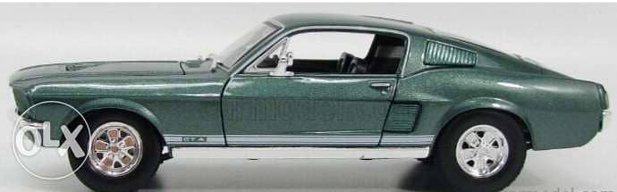 '67 Mustang GTA Fastback diecast car model 1:18. 1