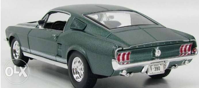 '67 Mustang GTA Fastback diecast car model 1:18. 2