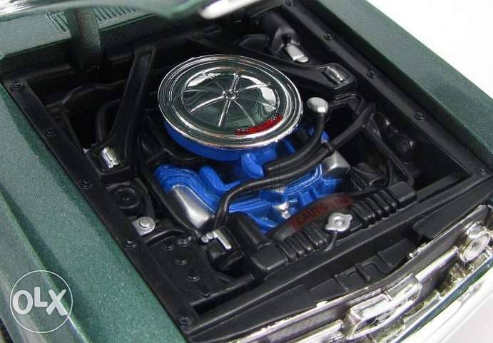'67 Mustang GTA Fastback diecast car model 1:18. 7