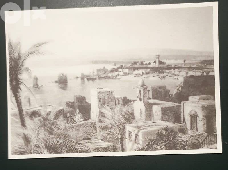 lebanon 1836-1846 set of 10 B&W postcards 7