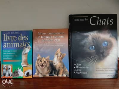 French Animal books for kids and animal lovers/owners starting 5$