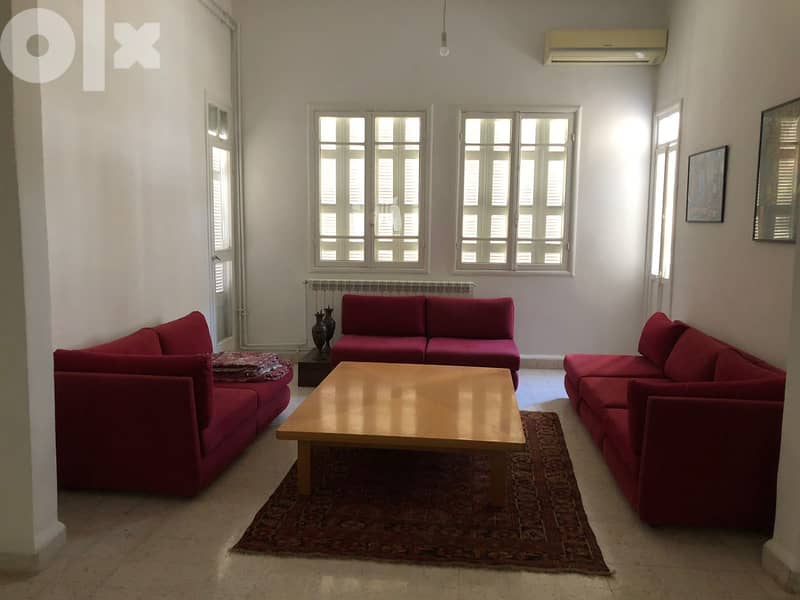 L11440-Spacious Furnished Apartment for Rent in Gemmayze 1