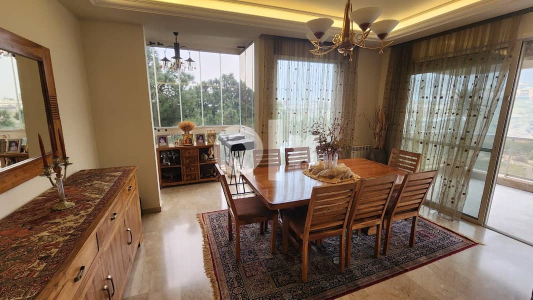 Lux Furnished 245m2 apartment + view For rent in Mar Takla / Hazmieh 13