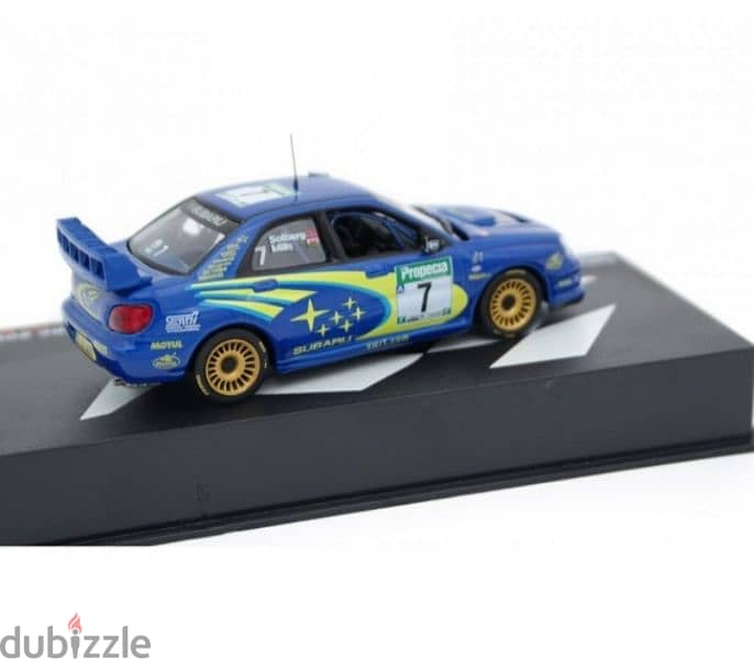 Subaru Impreza WRC (Rally New Zealand '03) diecast car model 1;43. 2