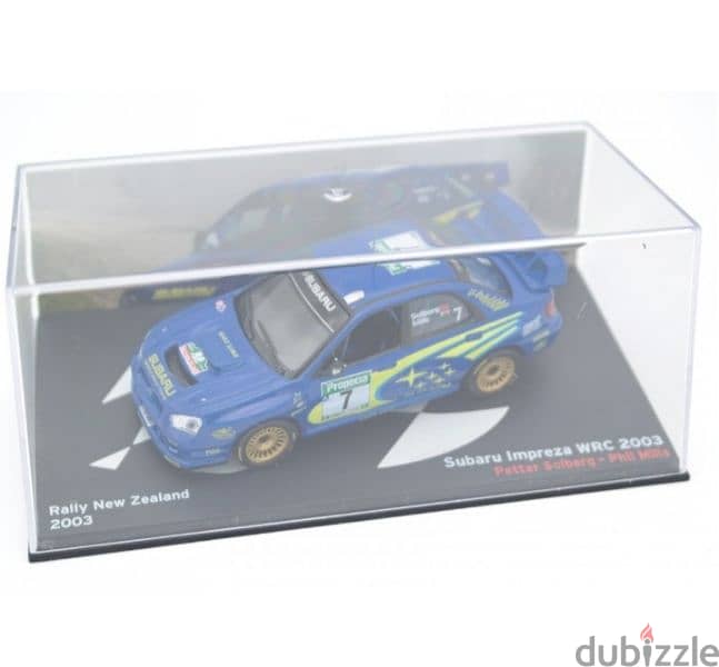 Subaru Impreza WRC (Rally New Zealand '03) diecast car model 1;43. 3