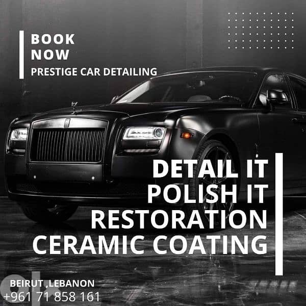 Deliver CAR CARE Services Prestige car detailing BOOK NOW 71858161 17