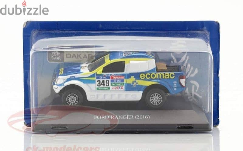 Ford Ranger (Rally Dakar 2016) diecast car model 1;43. 5