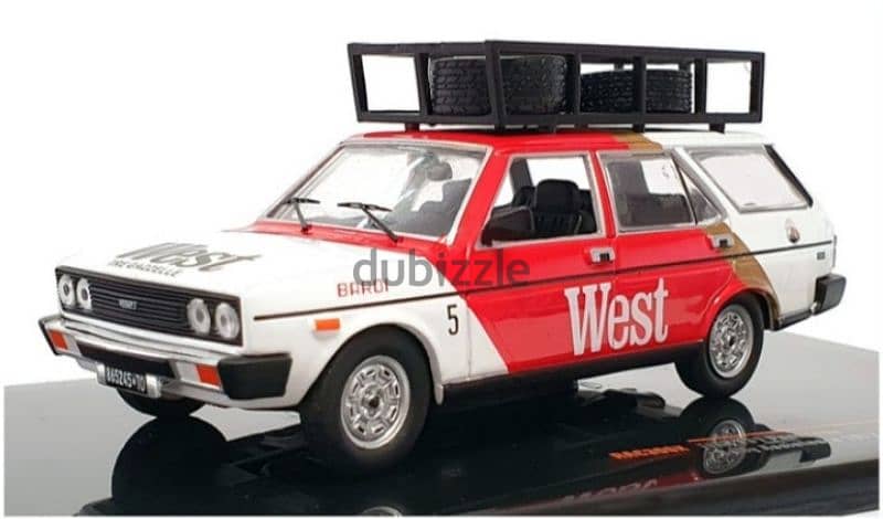 Fiat 131 Panorama (Rally Assistance '77) diecast car model 1;43. 2