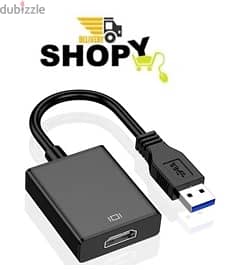 USB To HDMI Converter - 3.0 - Black