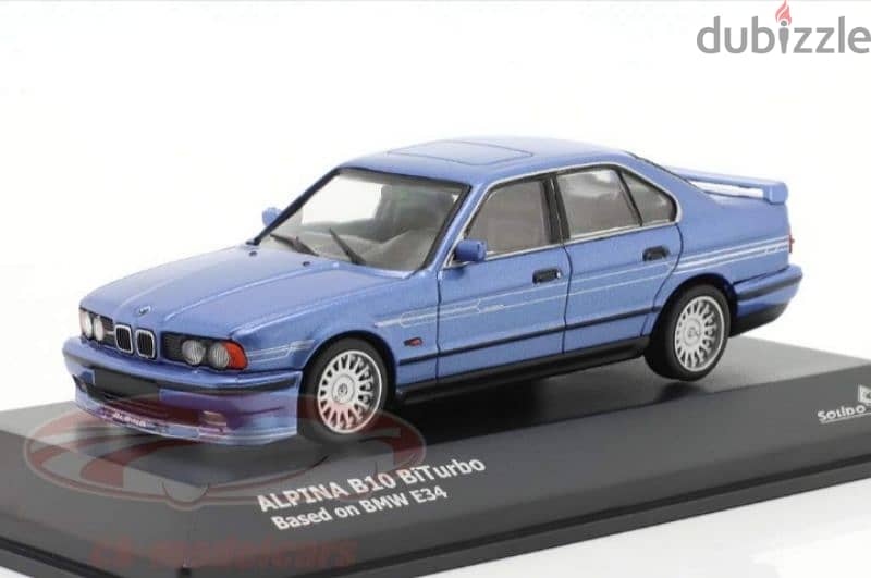 BMW E34 Alpina diecast car model 1;43. 1
