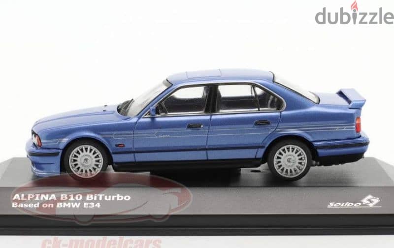 BMW E34 Alpina diecast car model 1;43. 2