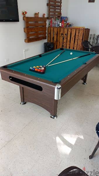 billiard 7ft (wooden MDF)