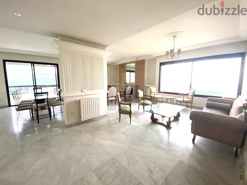 fully furnished with rooftop terrace / panoramic view/ for rent biyada 3