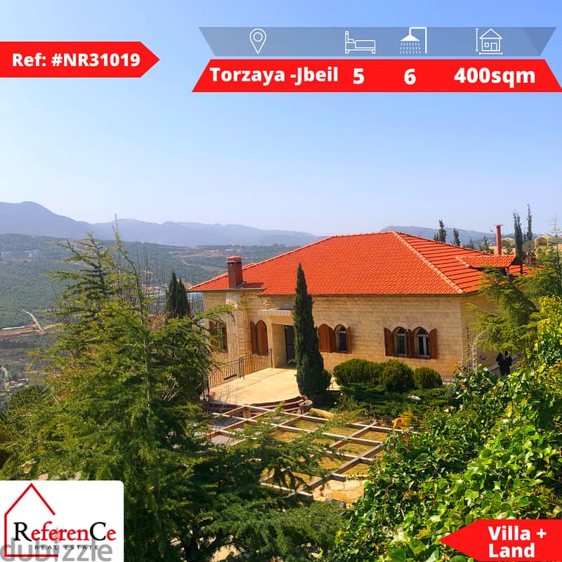 Villa with Land for Sale in Torzaya فيلا مع ارض للبيع في تورزيا 0