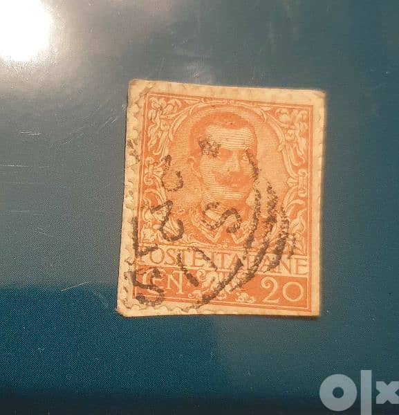 1894 Italy King Umberto 20c. mint hinged stamp 0